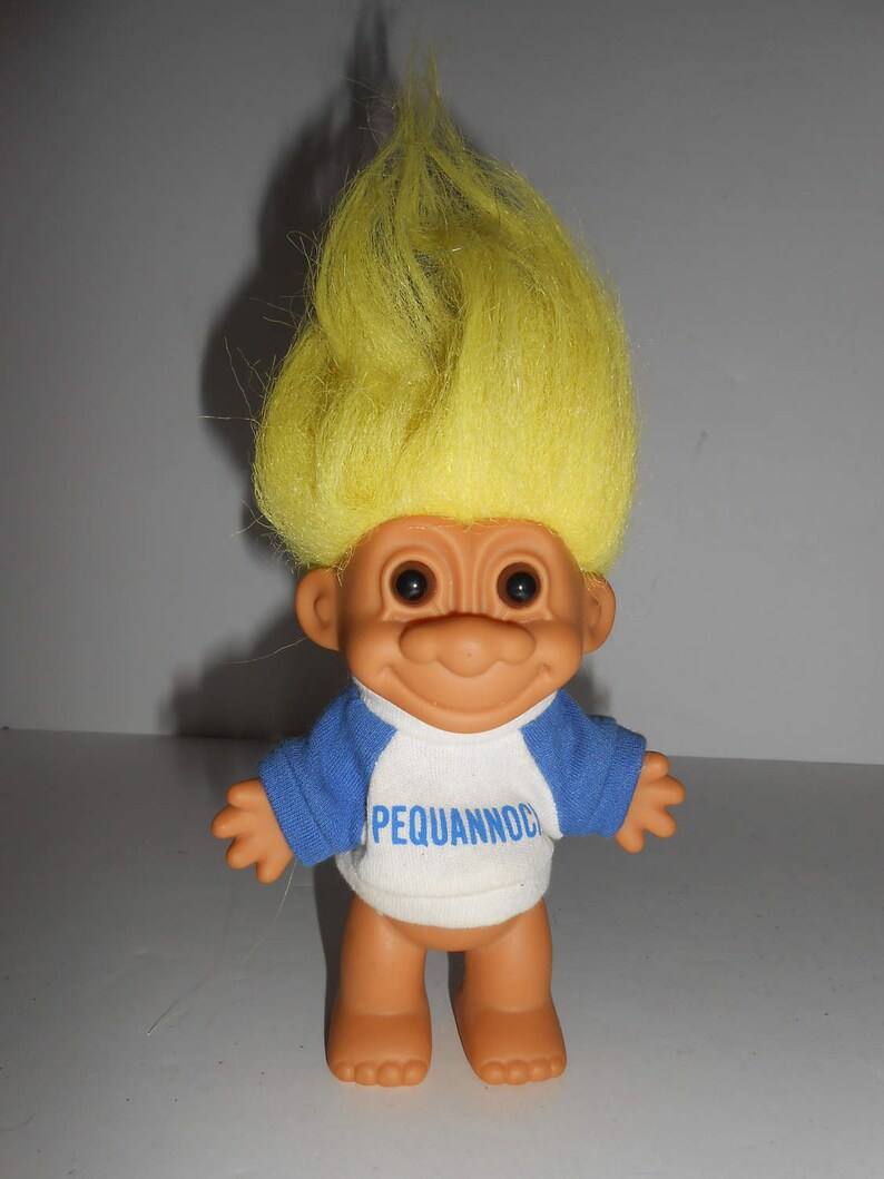 Yellow Hair RARE GOOD LUCK RING NEW Russ Troll Doll