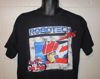 Vintage 80s Murina Robotech T-Shirt M/L