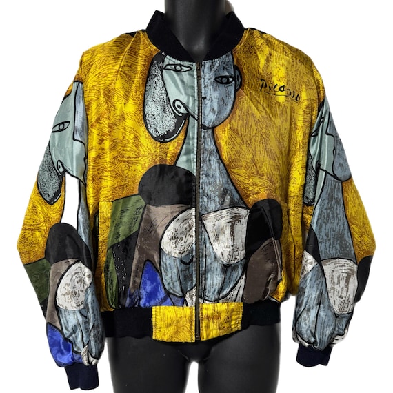Vintage satin picasso jacket - Gem