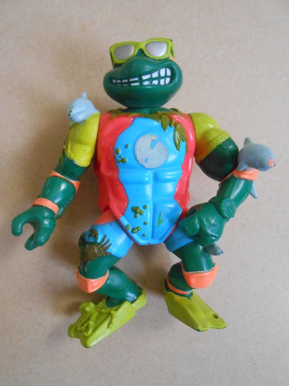 Teenage Mutant Ninja Turtles TMNT 1990 Sewer Surfin Michelangelo