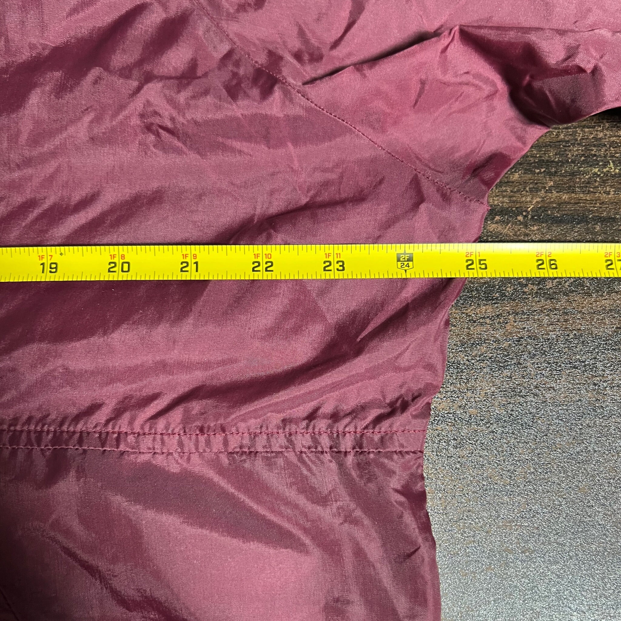 Vintage GAP Maroon Burgundy Packable Anorak Pullover Windbreaker