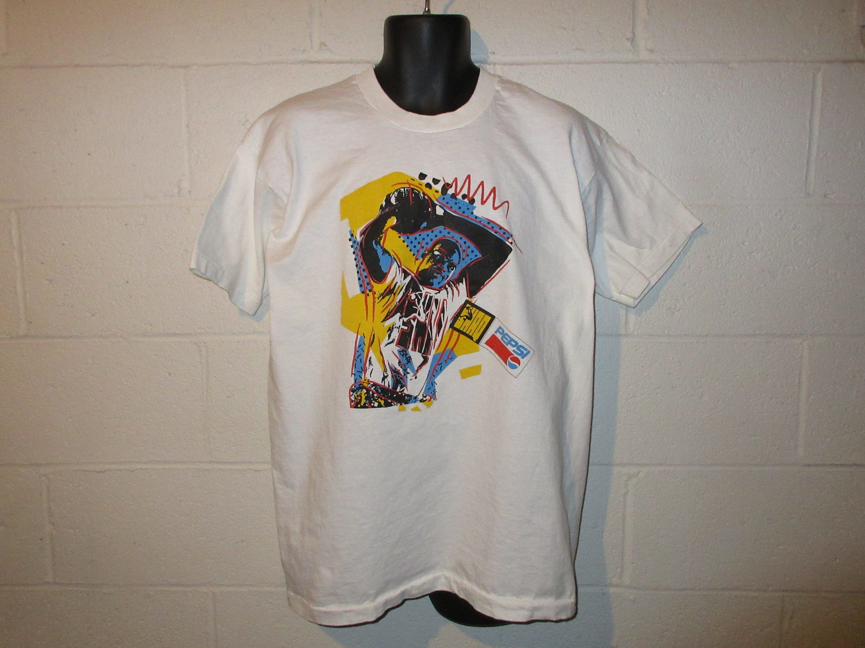 90s Shaq Was Here Reebok Pepsi Shaquille O'Neal t-shirt Large - The  Captains Vintage