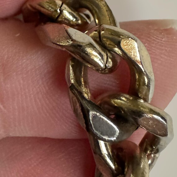 Vintage Lancaster Brown Leather Python Snakeskin … - image 6