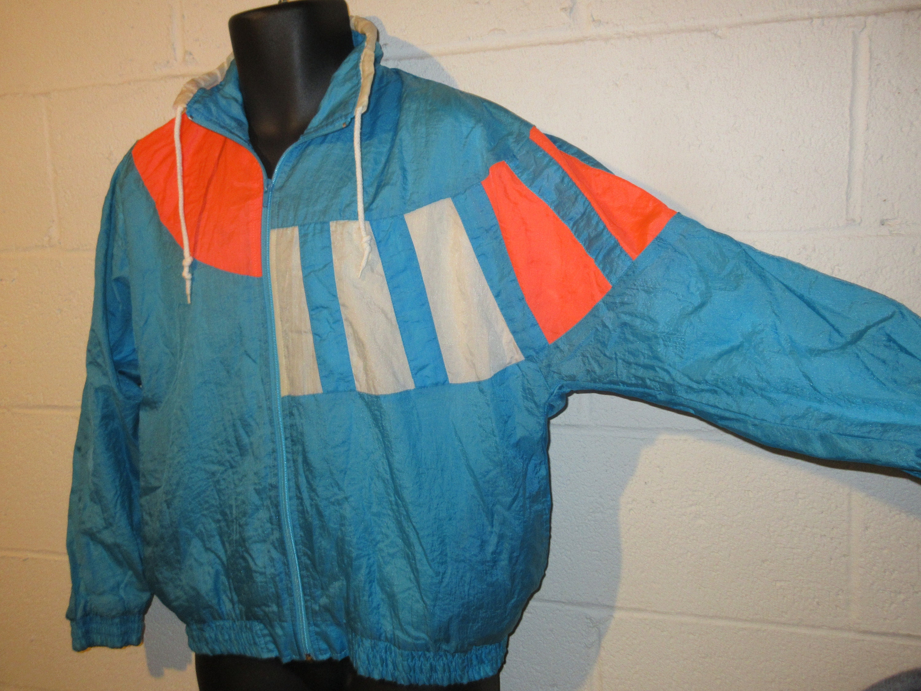 Vintage 90s Women's Colorblock Neon 
