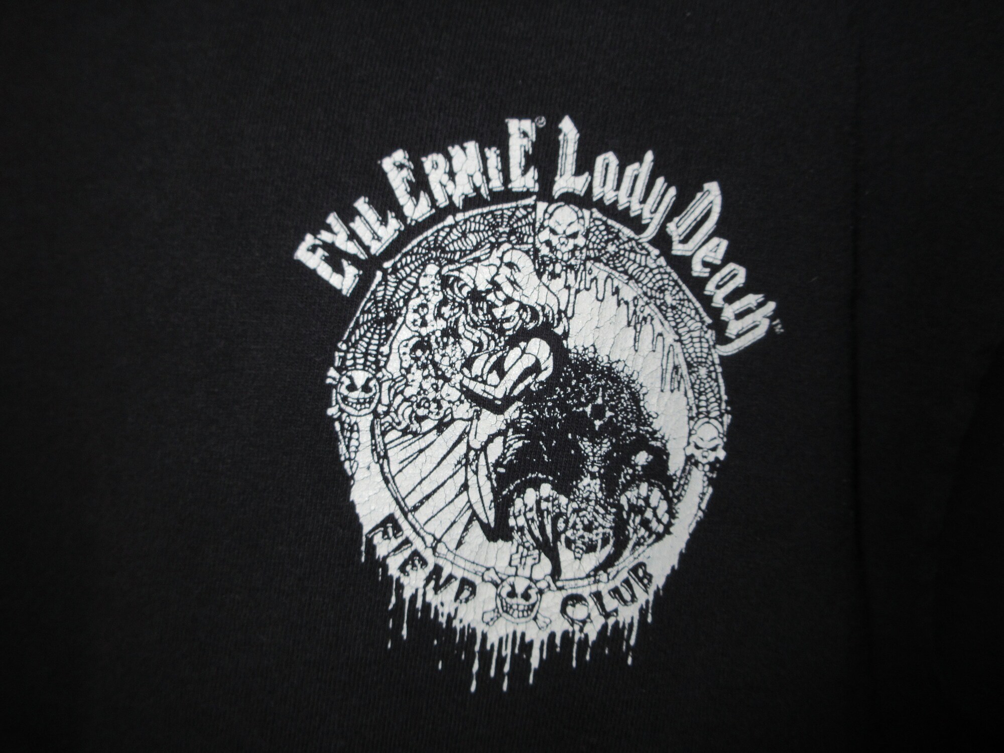 Vintage 90s 1994 Evil Ernie Lady Death Fiend Club Comic T-Shirt