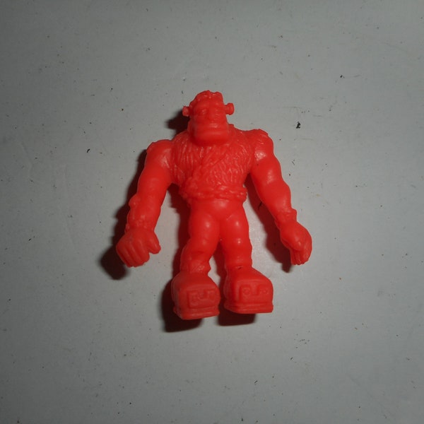 Vintage Matchbox 1990 Monster in My Pocket Neon Orange Frankenstein Action Figure