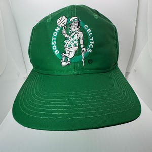 Vintage 90s Youngan G Cap Boston Celtics Snapback Cap Hat