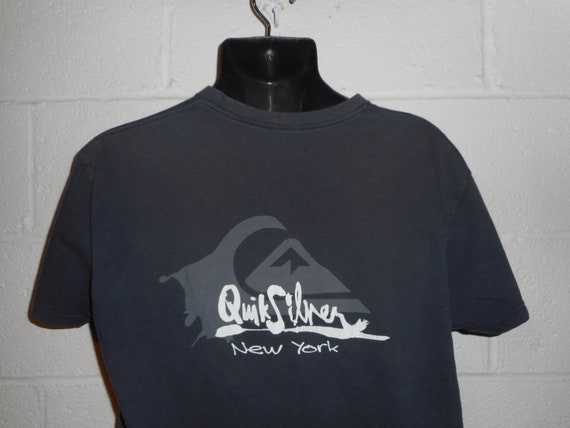 Vintage Quicksilver New York Distressed T-shirt Medium - Etsy Vintage Quicksilver New York Distressed T-shirt Medium - Etsy