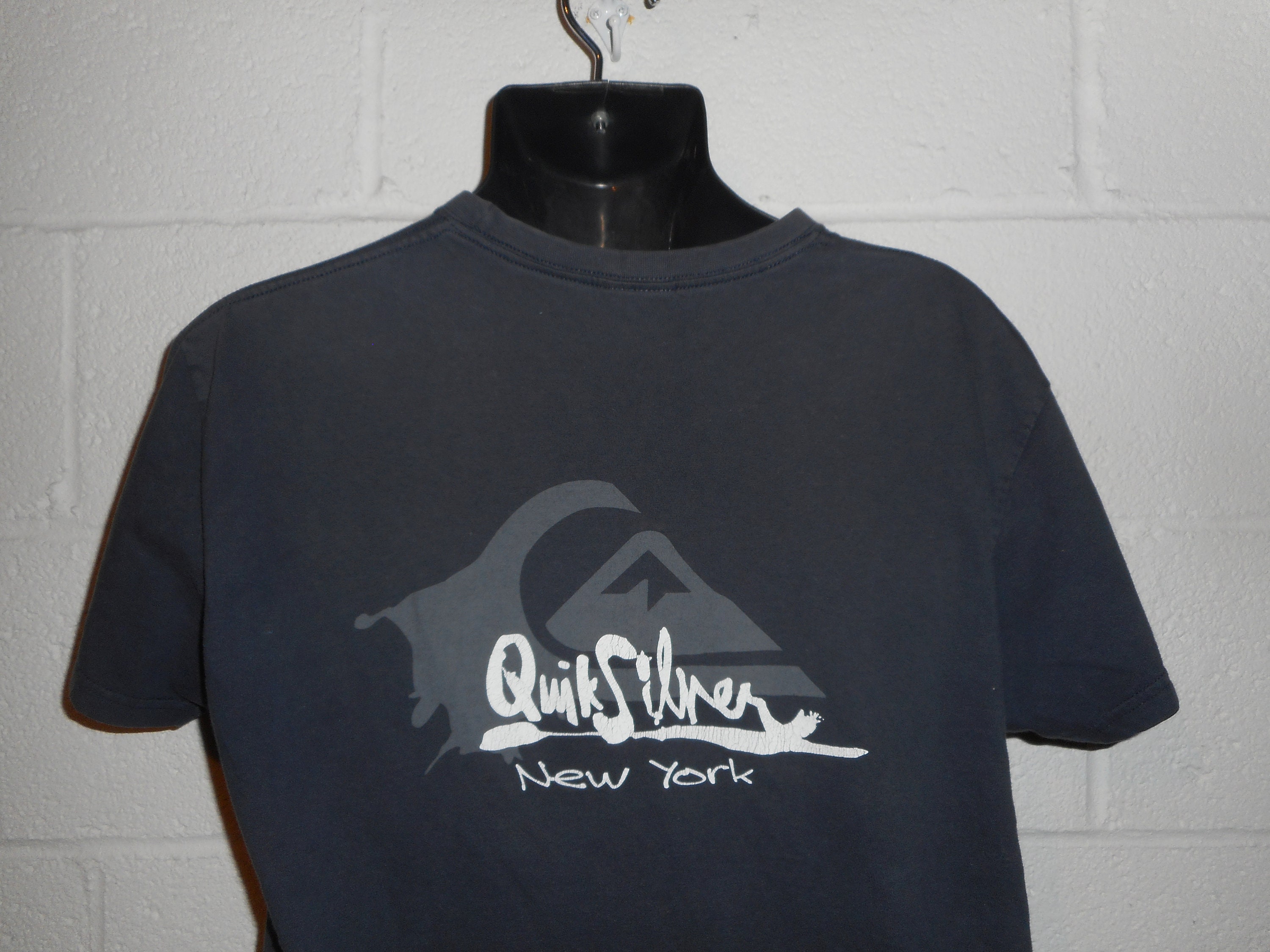Vintage Quicksilver New York Distressed T-shirt Medium - Etsy Vintage Quicksilver New York Distressed T-shirt Medium - Etsy