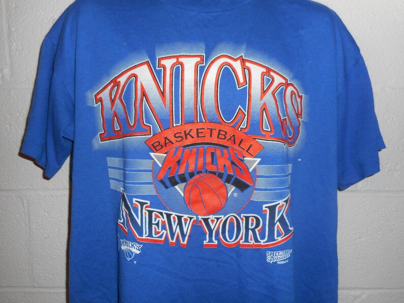 Vintage 90s Spectator Sportswear New York Knicks T-Shirt ...