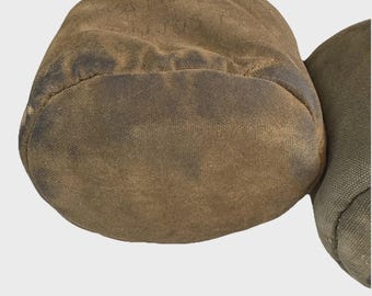 ベトナム戦争時代の米軍水筒セット – 名前入り – M-1910 キャンバス製