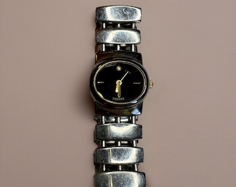 Vintage Bijoux Terner Silver Tone Women's Wrist Watch K-19561 Needs Battery