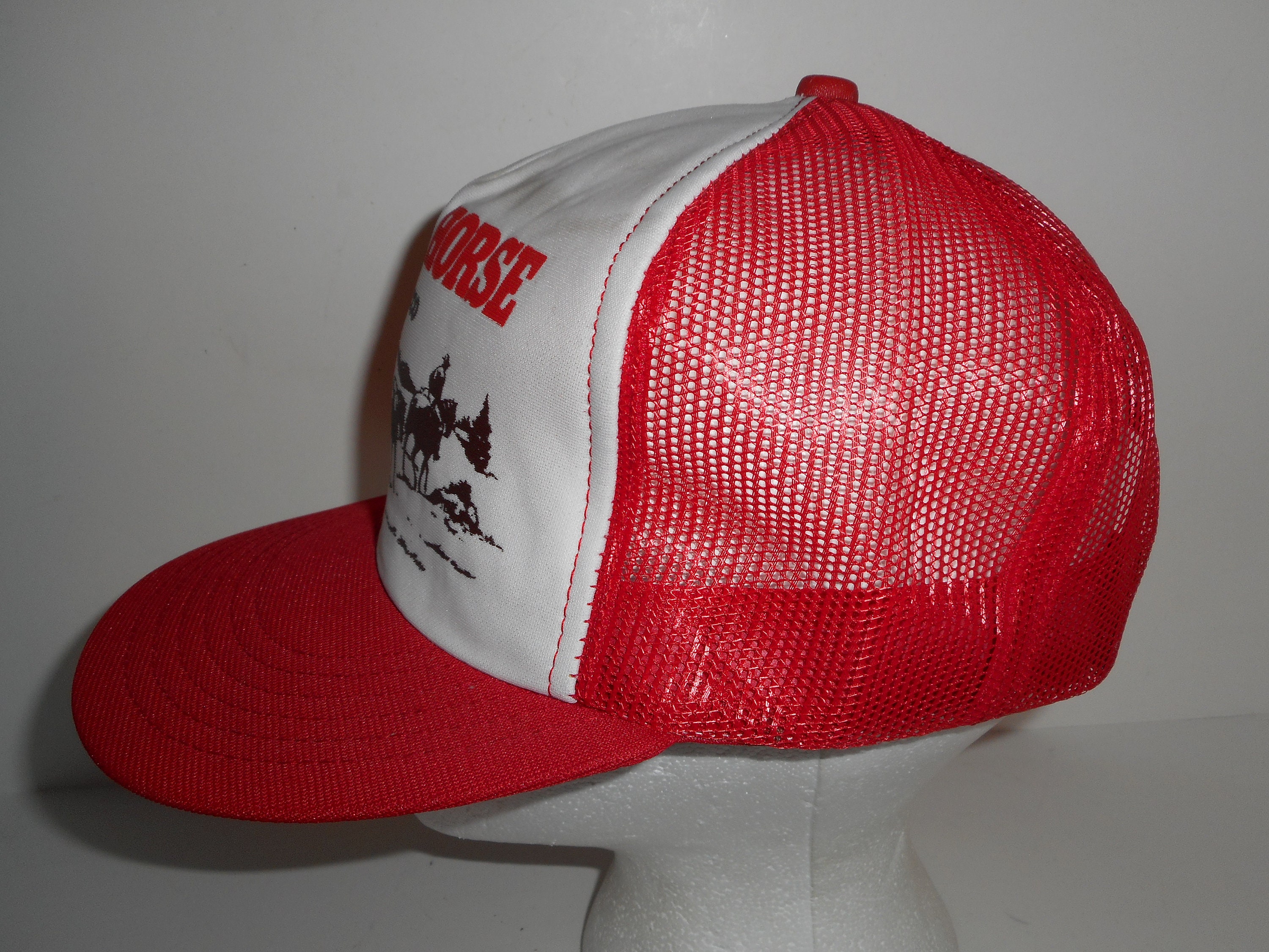 Vintage Workhorse Chewing Tobacco Trucker Snapback Hat Cap