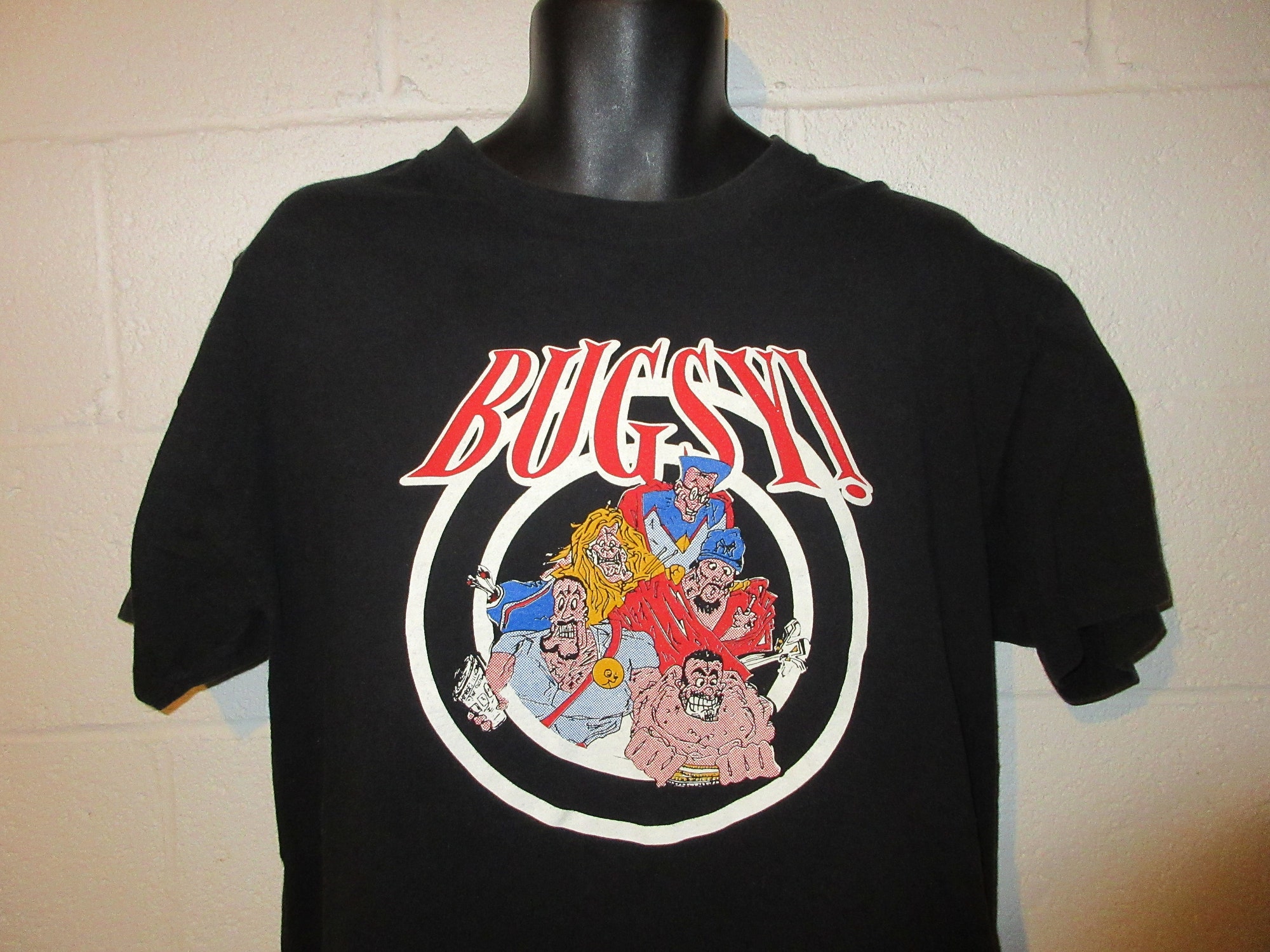 Vintage 90s Bugsy! Punk Ska Band T-Shirt