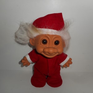 Vintage Russ Troll Christmas Troll 7&quot;