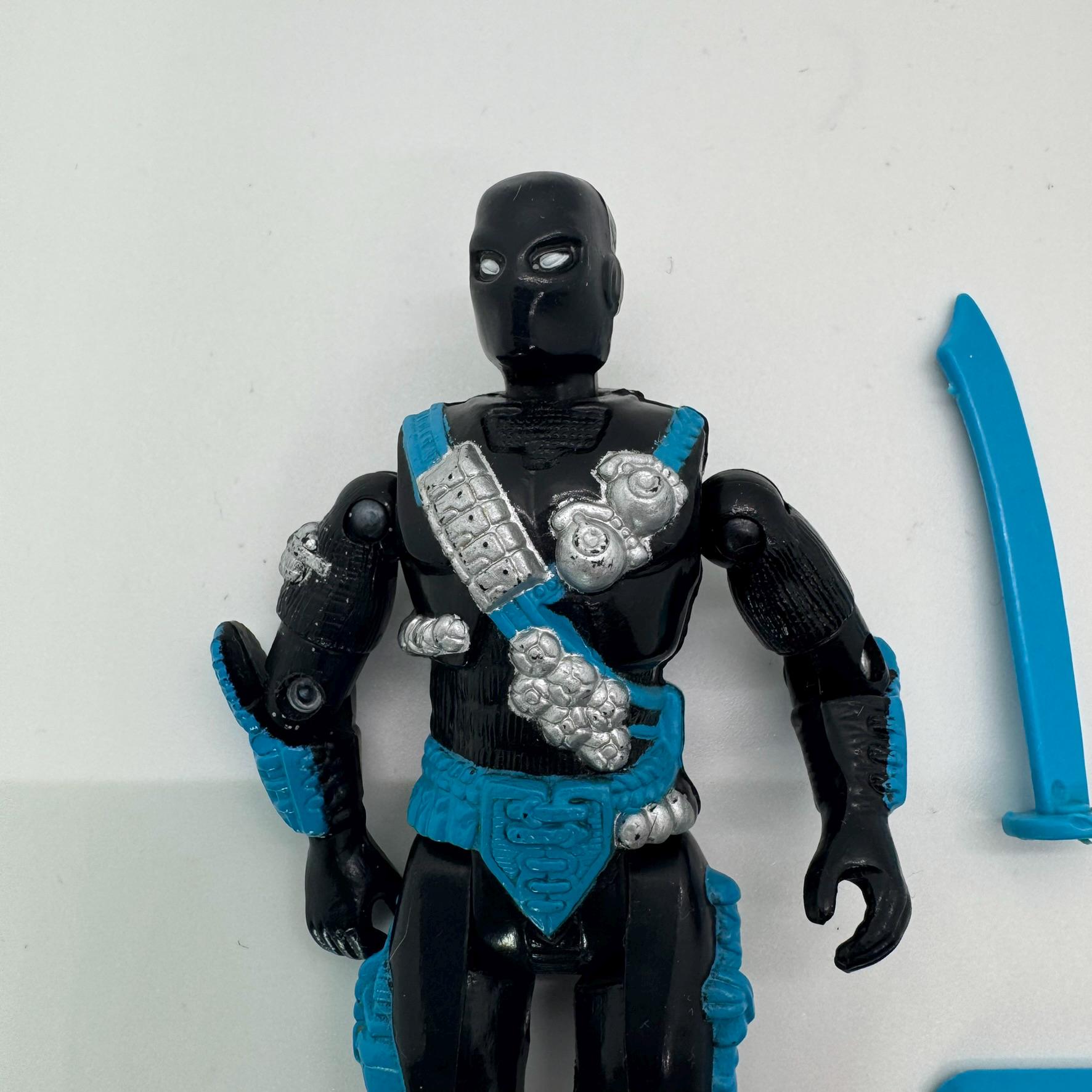 Vintage 1992 Hasbro Gijoe Ninja Force Snake Eyes Figure Weapons
