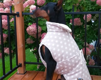 Dog Coat CASANDRA/ rose powder