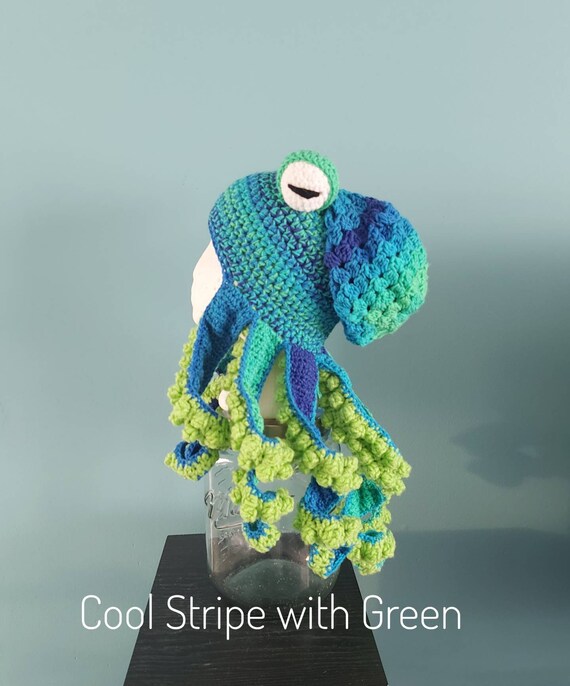 The Twisted Kraken Octopus Hat Crochet 
