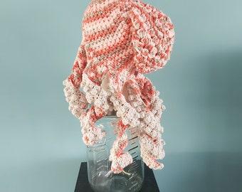 The twisted Kraken Octopus hat - Crochet Hat - made to order