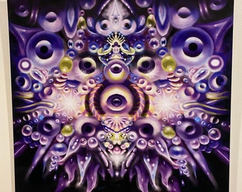 Counterforce V3 Limited Edition of 10 metal print 24x24 inches