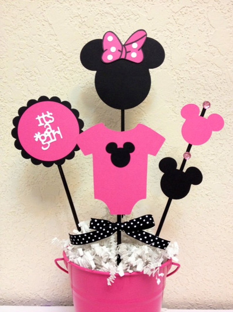 Minnie Mouse Baby Shower Decoration Centerpieces Its a Girl | Etsy