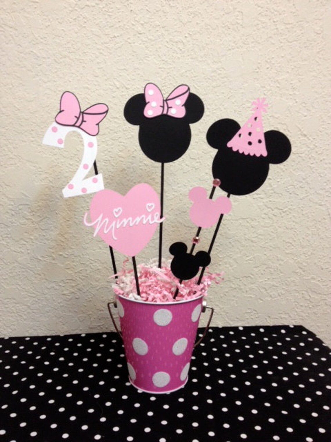 Minnie Mouse Baby Shower Centerpieces