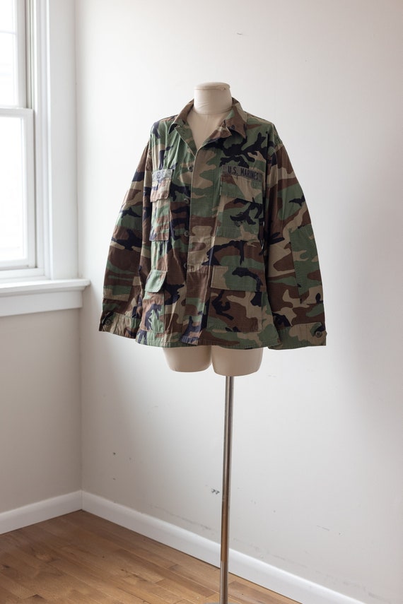 Size M/L, 1990s US Marines "Hedwig" Cotton Camoufl