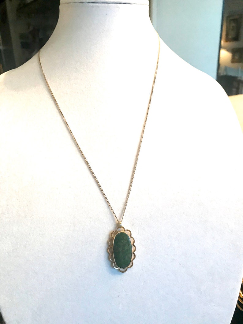 Vintage jade necklace