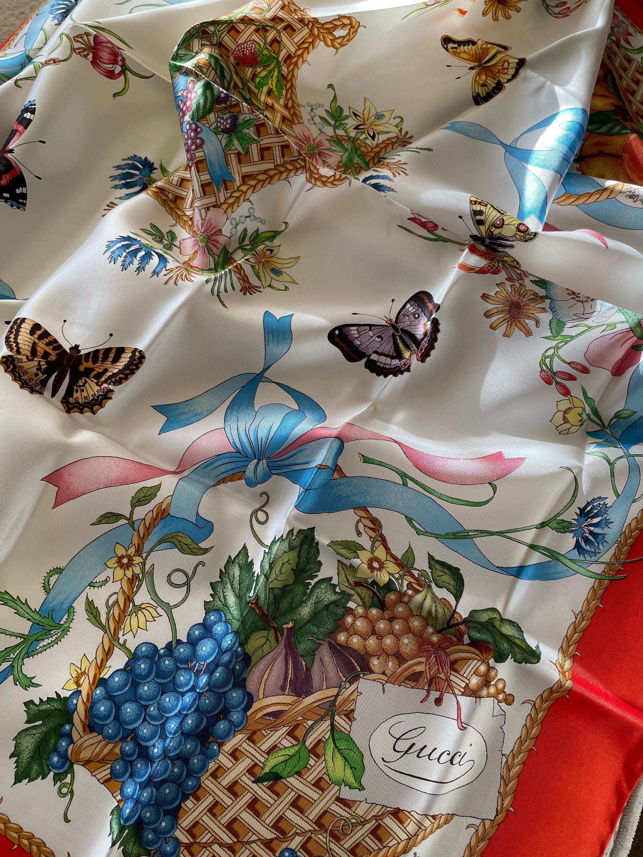 Vintage Gucci Scarf - Etsy