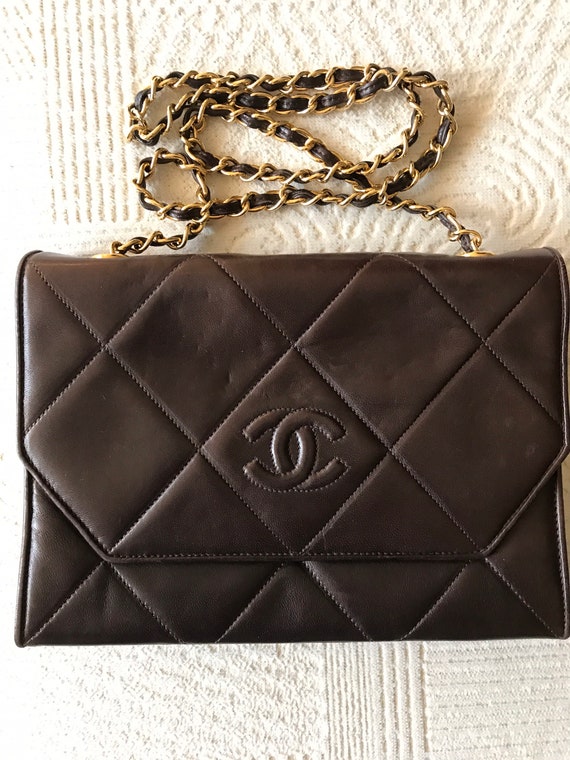Chanel brown shoulder bag