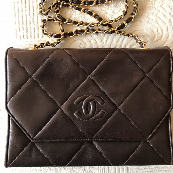 Chanel brown shoulder bag