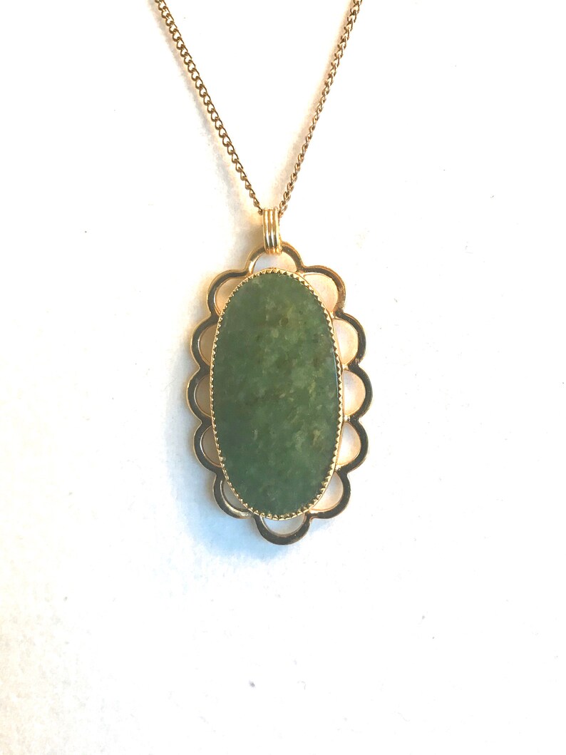 Vintage jade necklace