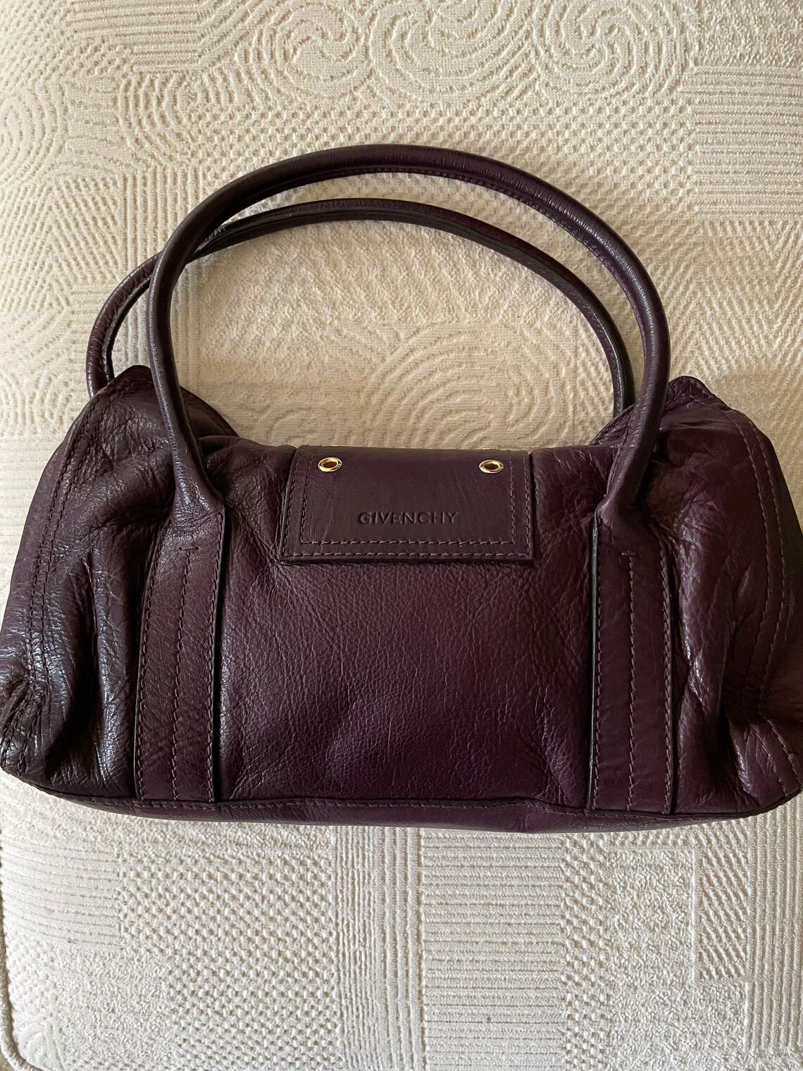 Givenchy plum purple leather bag | Etsy