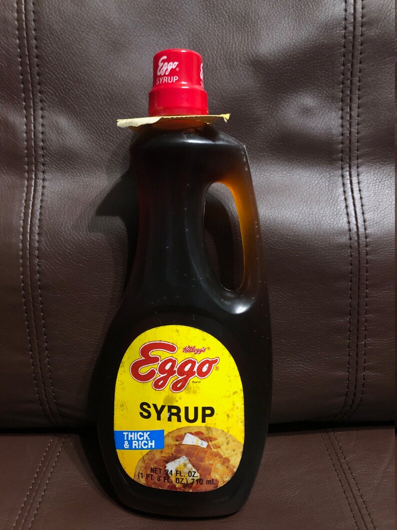 RARE Kelloggs Eggo Waffle Syrup Stranger Things Etsy