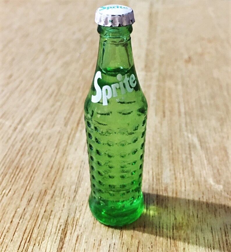 mini sprite glass bottles