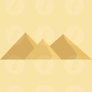 Desert Sand Dunes | Digital Download | Graphic Illustration PNG | Clipart | Transparent High Resolution