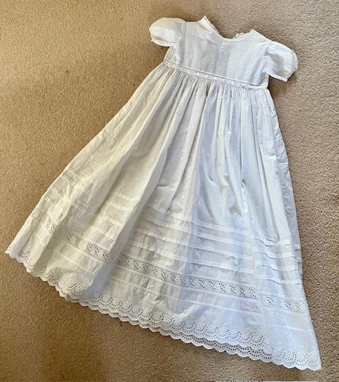 Antique Baby's White Christening Robe - Etsy