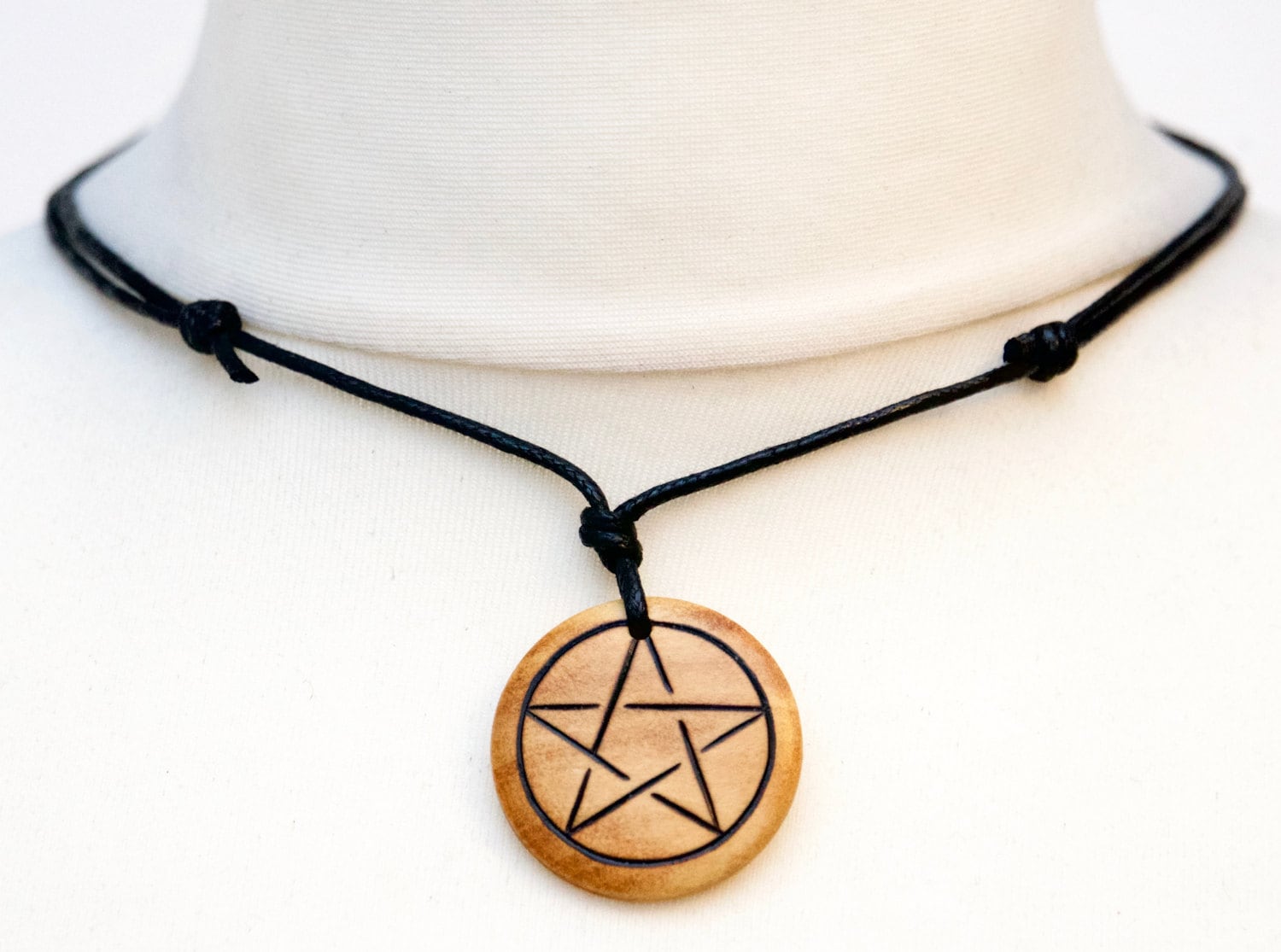 Pentagram Necklace Pagan Jewellery Mens 