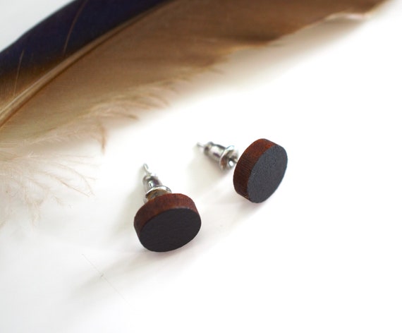 Pendientes Madera Para Hombre - Pack 3 Diseños (15mm)