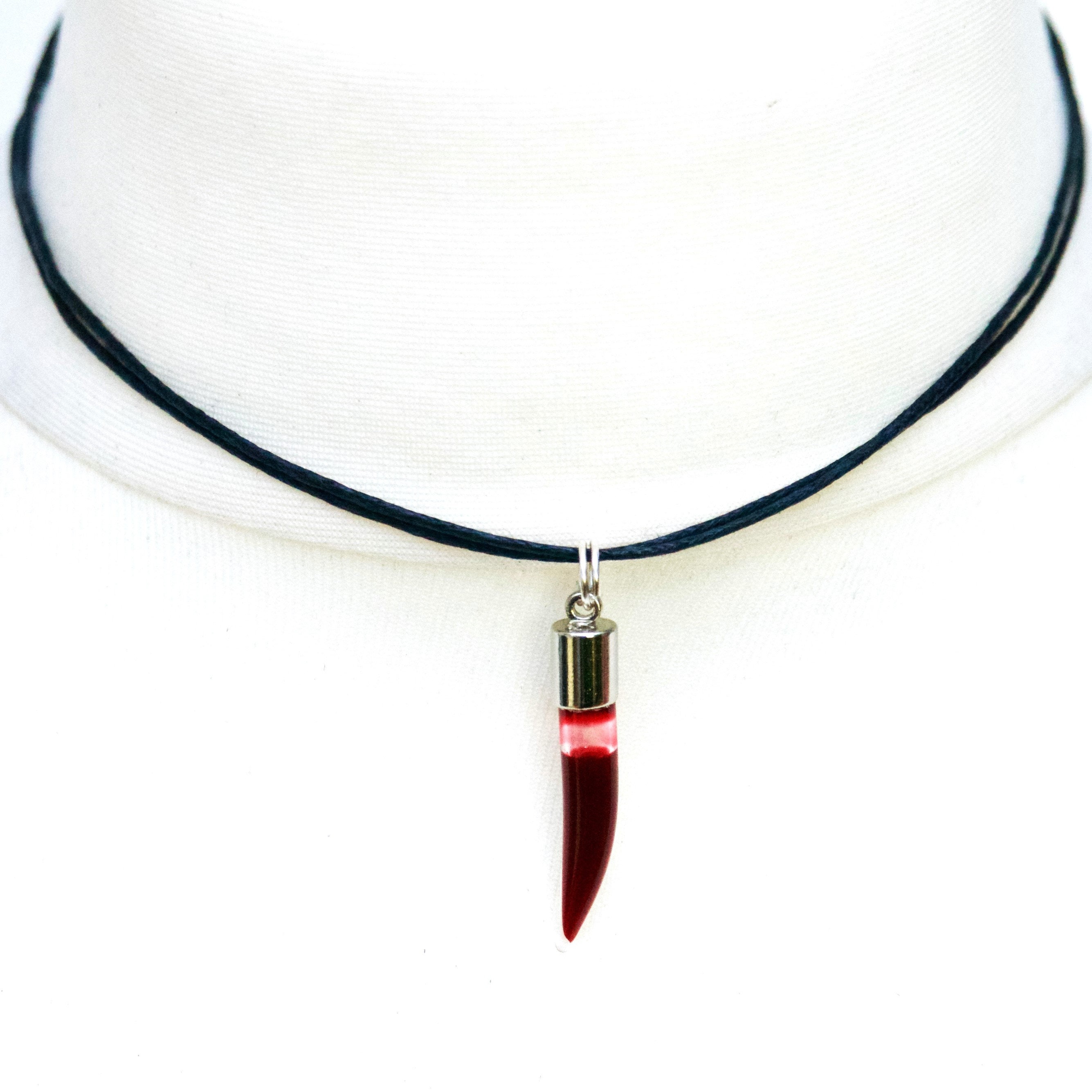 Blood Vial Necklace - Etsy Israel