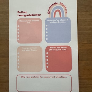 Notepad/Gratitude Matters, 8.5&quot; x 5.5&quot;