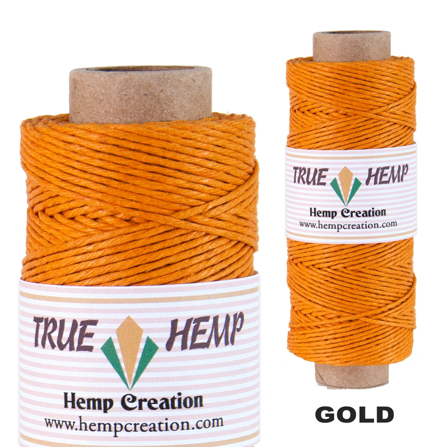 True Hemp Twine Package of 4 Spools HOLIDAY GOLD 1mm 20lb Etsy Australia