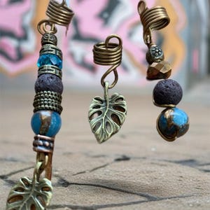 Designs by Cyere Tropical Roots Loc and Braid Jewelry Set