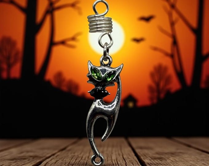 Mystic Cat Loc Jewelry – Green Eyed Charm