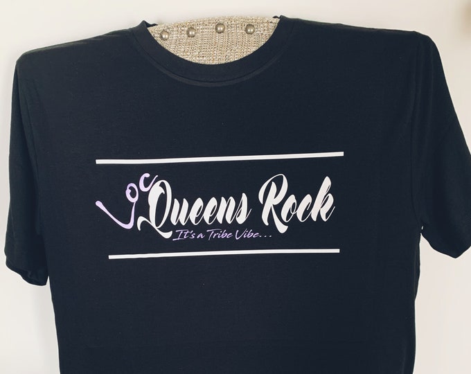 Designs by Cyere Loc Queens Rock Tee Shirt
