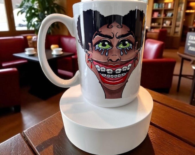 Designs by Cyere Certified Crazy 15 ounce Coffee Mug