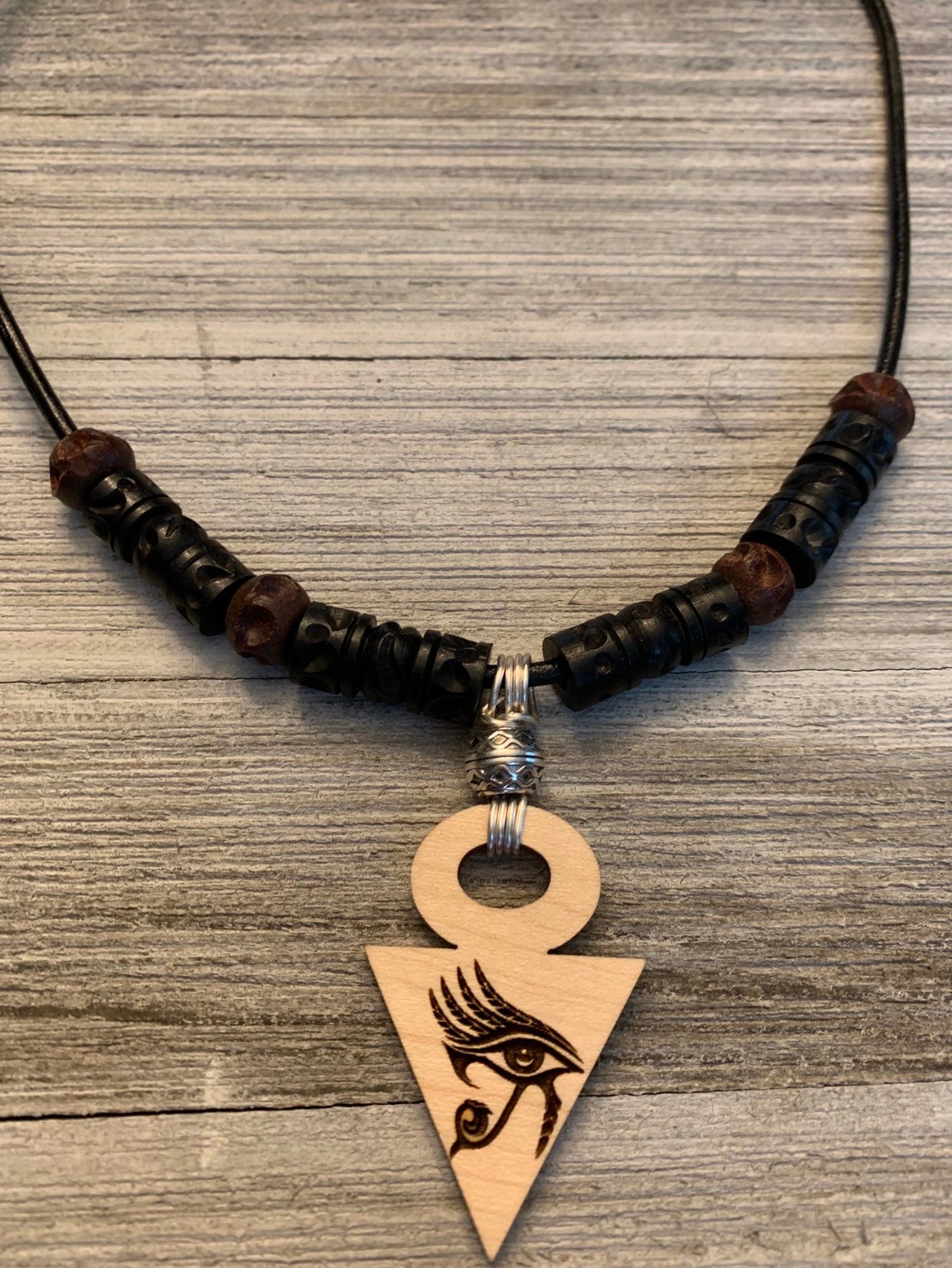 Design's by Cyere Men's Eye of Horus Pendant Necklace.