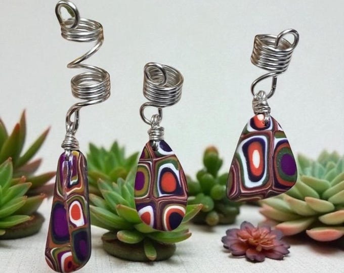 Design’s By Cyere  Happy Hippy  Loc and Braid Jewelry Set