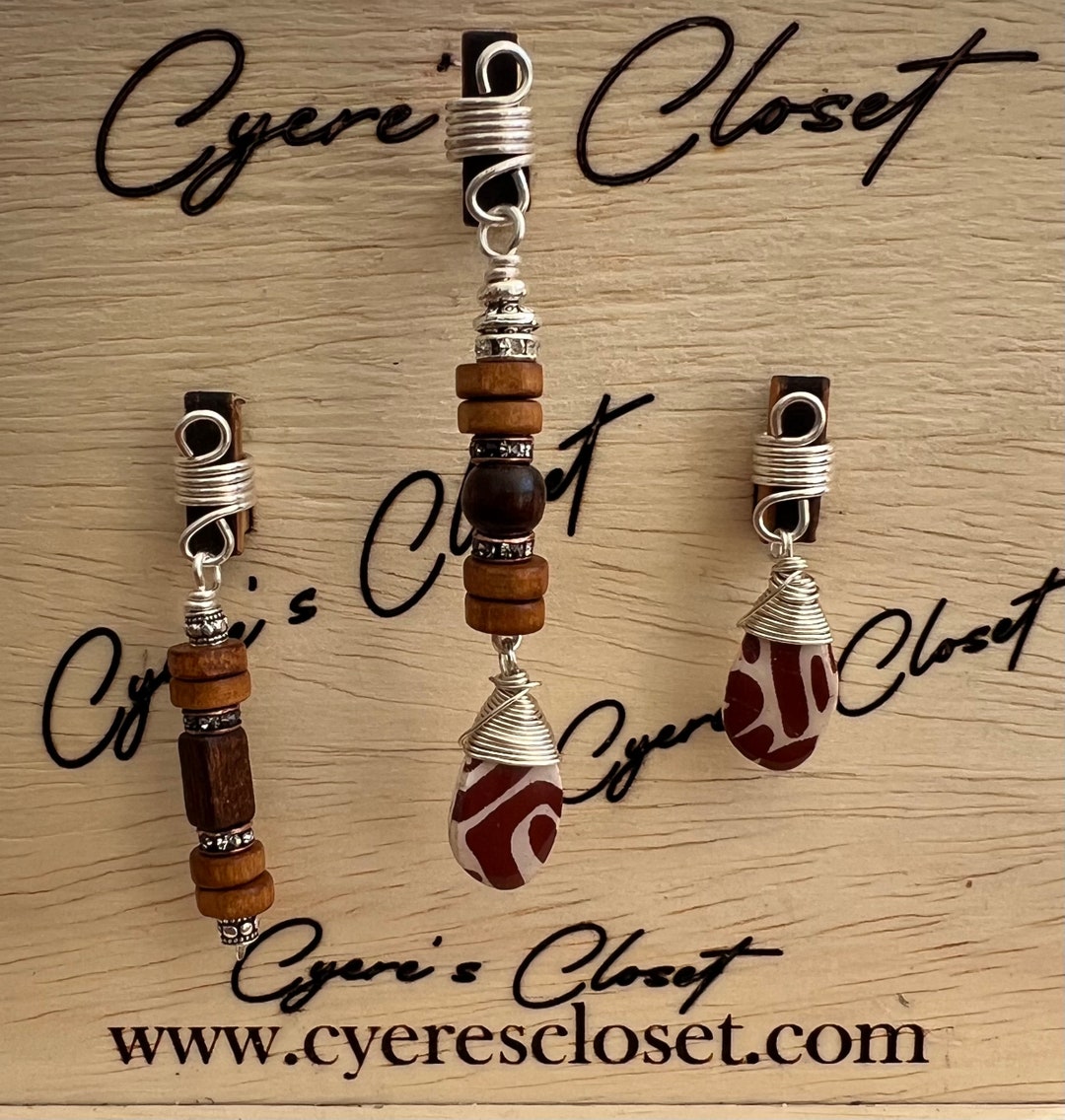 Design’s by Cyere Sahara Winds Loc and Braid Jewelry Set - Etsy