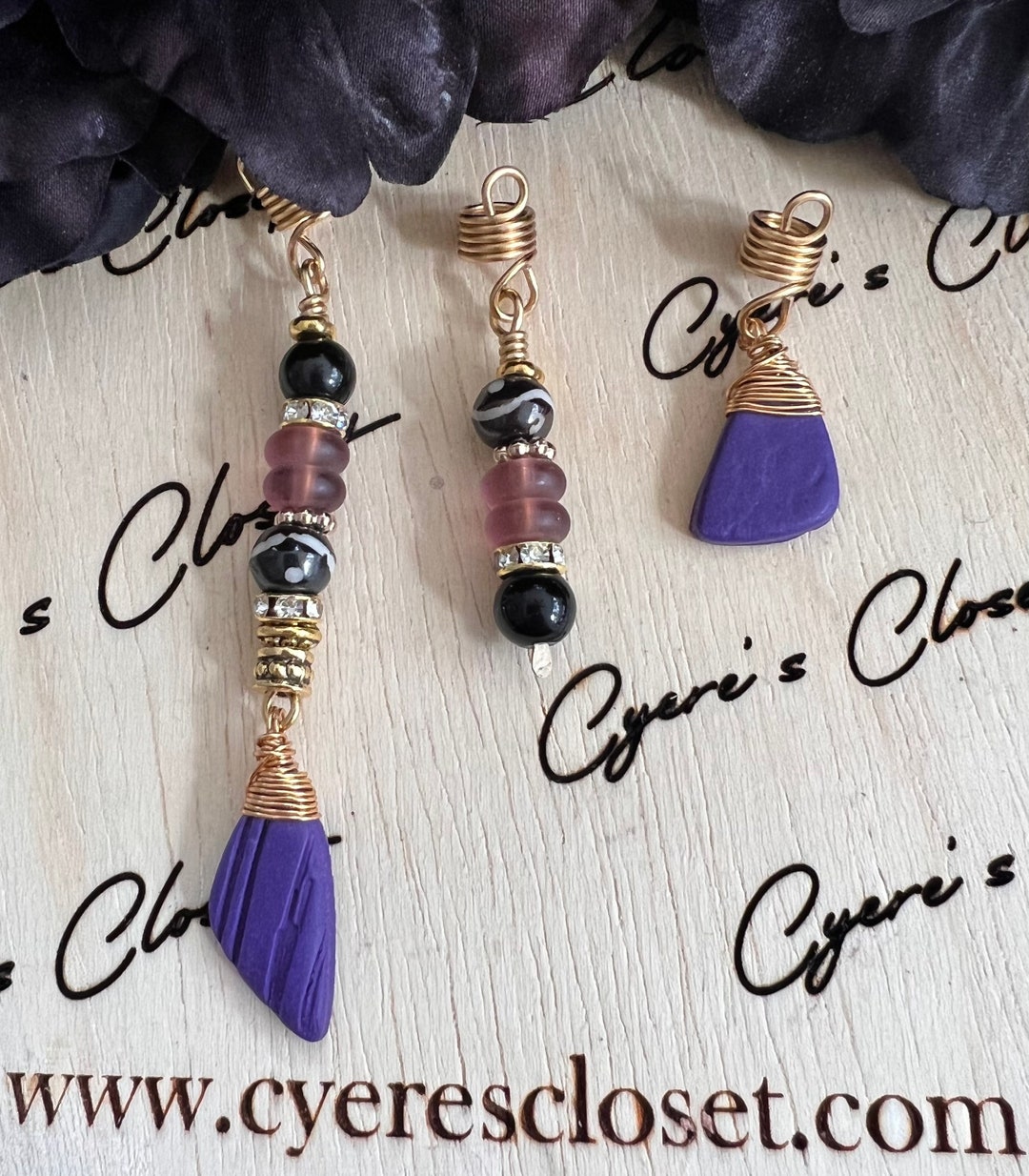 Buy Designs by Cyere Grace Loc and Braid Jewelry Set Online in India - Etsy